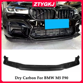4ШТ Сплитер за устни на предната броня от сух карбон M Style Dry за BMW M5 F90 ИРТ Tuning Up 2021