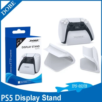 Портативна поставка за дисплея на ABS, скоба-държач контролер за Duansense PS5 Gamepad, игрови аксесоари бял цвят