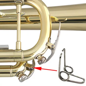 Подобрете своите музикални инструменти, с помощта на това високо качество на наемане на железопътни клапанных пружини 5 парчета за тръби тромбона и альтового рожка