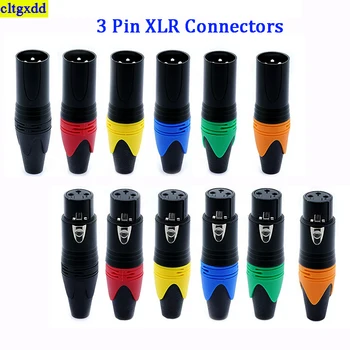 20 броя 10 комплекта 3-пинови XLR конектори тип 