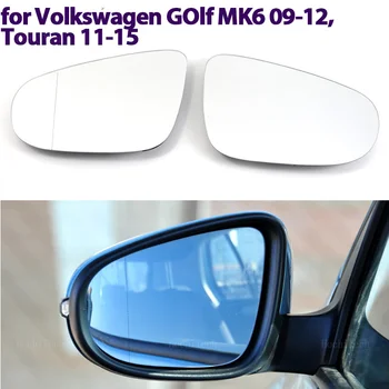 Автомобилно Лявото, на Дясното Странично Крило за Обратно виждане С Подгряване Трайно Огледално Стъкло за Фолксваген Голф 6 MK6 5K 2009-2012 Touran 2011-2015