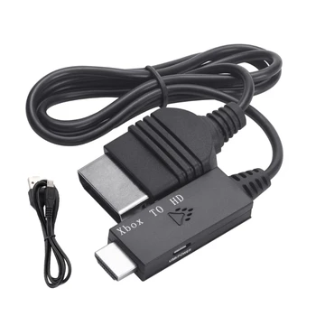 AV кабел-адаптер за XBOX към HDMI-съвместим Конвертерному веригата за класически модели конзоли 1080i 720p 480p За свързване към HDTV