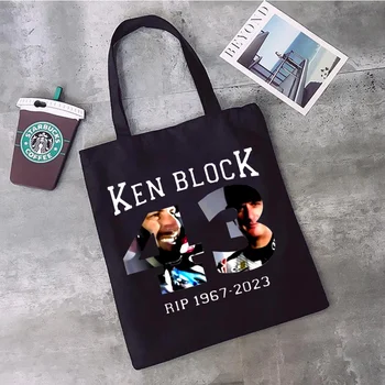 Ken Block 43 пазарска чанта grocery клиент клиент recycle bag памучен чанта bolsas ecologicas boodschappentas дамска чантичка