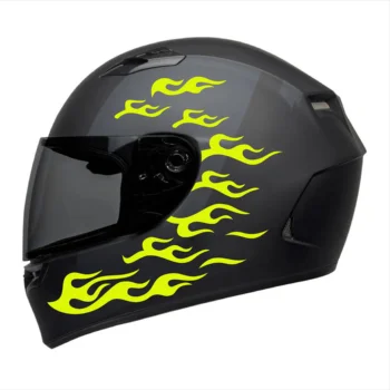 Модификация на етикети с пламък на мотоциклет шлем, водоустойчив светоотражающая стикер с огъня