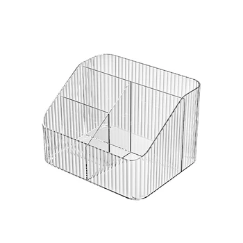 1 бр. Рамка за десктоп кутия за съхранение на Прозрачен Прост рафтове за съхранение на канцеларски материали в стил Ins