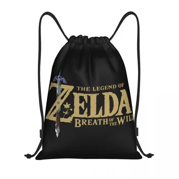 Гореща игра Zeldas Legend Раница на съвсем малък, спортна спортна чанта за мъже и жени, чанта за пазаруване