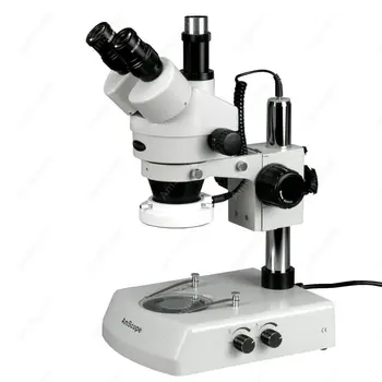 Led тринокулярный микроскоп-AmScope Доставя стереомикроскоп с led тринокулярным увеличение 3.5 X-45Ч