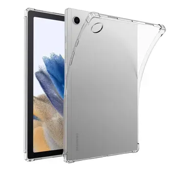 Прозрачен калъф за Samsung Galaxy Tab A8 10.5 инча 2022 (SM-X200/X205/X207) устойчив на удари Силиконов защитен калъф/Тънка делото