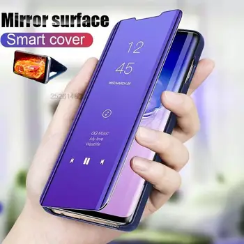 Смарт-Огледалото Кожена флип-надолу Капачката, За Xiaomi 13 Pro 5G Case Book С Магнитна Поставка на Корпуса На Xiomi Xiami Xaomi Xiaomy Mi13 Mi 13 Pro