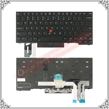 Лаптоп Lenovo Thinkpad E480 L480 L380 Yoga T480s Американска Клавиатура С Подсветка С Подмяна Сочещи Дръжки