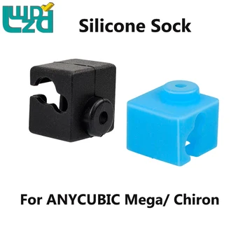 5шт силиконови чорапи за ANYCUBIC I3 Mega Chiron Kobra Kobra Go, нагревателен блок, Силиконов ръкав, Силиконов чорап с топъл E3D