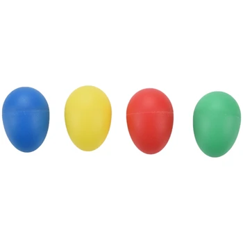 Набор от пластмасови шейкеров за яйца 36шт 4 различни цветове, ударни музикални яйчни маракас за деца, детски играчки