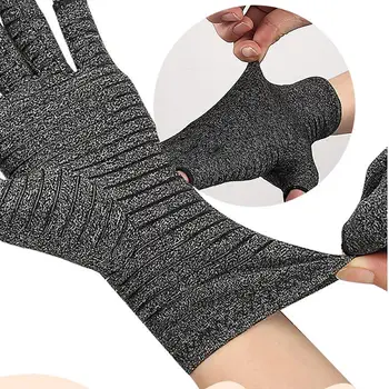 Ръкавици за полпальца с противоскользящими гумени ивици Износоустойчиви Ръкавици на полпальца Трайни Удобни Нескользящие ръкавици за фитнес