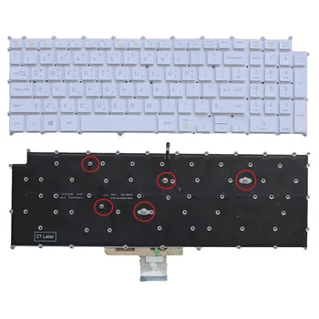 Корейска клавиатура с подсветка за LG 17Z90N 17Z95N 17Z90P-G 17Z90P-K 17Z90P-N 17Z90N-V 17Z90N-R. AAC8U1 17U70P 17U70P-P 17UD70P Бял