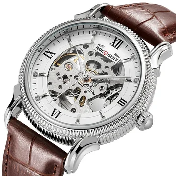 2023 Нов мъжки часовник топового луксозна марка, кожени спортни часовници за почивка с календар, многофункционални кварцов часовник