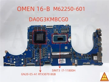 За HP OMEN 16-B дънна Платка на лаптоп M62250-601 DA0G3KMBCG0 с графичен процесор i7-11800H RTX3070 8GB Напълно изпитано и работи перфектно