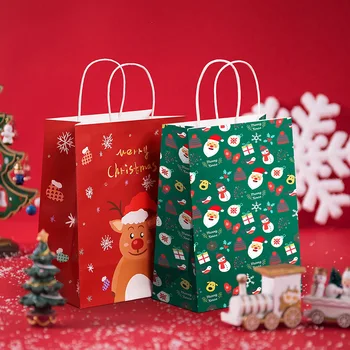 2023 Коледна Украса, Сладкиши, Бисквити, Подаръчни комплекти, високо качество на Страхотни Аксесоари, Хартиена торбичка за бонбони и шоколад