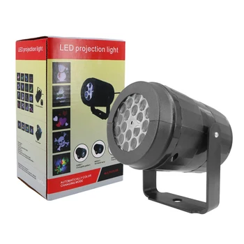 Цветни Диско-топки led етап светлини Лазерен проектор мощност 4 W, с 16 снимки Светлина на Лампата, за да проверите за Коледно парти с Подаръци за децата