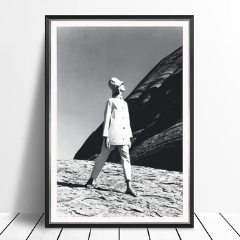 Хелмут Нютон -изследвания на модата 1960 - Модерен снимков платно, плакат, украса за дома, стенни живопис (без рамка)