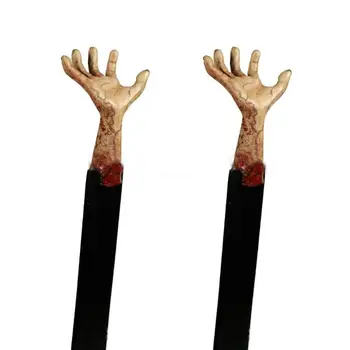 2 елемента Маркери с формата на ръка Ужасите за Хелоуин Ръчни отметки Страшни маркери с формата на ръка, за подарък за Хелоуин Директен доставка