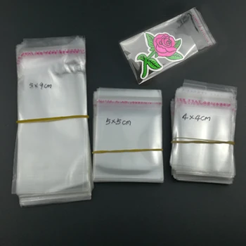 23 Размер Прозрачен Самоклеящийся найлонова торбичка за съхранение Пластмаса за опаковане на бонбони Закрываемый пакет за опаковка на 