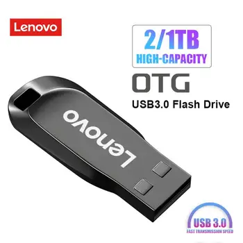 Lenovo Mini Pen Drive 2TB Pendrive Memory Преносим Водоустойчив USB Устройство за Високоскоростен USB 3.0 За Пренос на Данни Метална U-диск