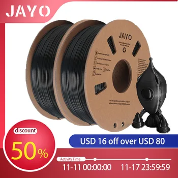 JAYO PLA/PETG/PLA PLUS/ABS Конци за 3D-принтер 1,75 0,65 мм кг/ролка 100% Без Мехурчета много издръжлив Материал за 3D-принтер FDM за 3D-химикалки