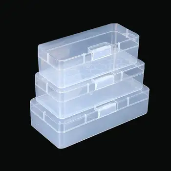 Мини-контейнери за съхранение на Кутия за съхранение на Козметика, бижута, Канцеларски материали, Органайзер, Пластмасова Правоъгълна Кутия за съхранение на масата, Контейнер