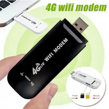 Безжичен USB ключ LTE 4G Мобилна широколентова връзка 150 Mbps Модемная пръчка 4G Сим-карта Безжичен рутер Домашен Офис Безжичен WiFi адаптер