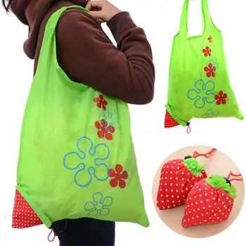 Чанта за съхранение на 10 л Сгъваема пазарска чанта за многократна употреба използване на Екологично пазарска чанта от плат Оксфорд, чанта за съхранение няма ягодово продукти, чанта за съхранение