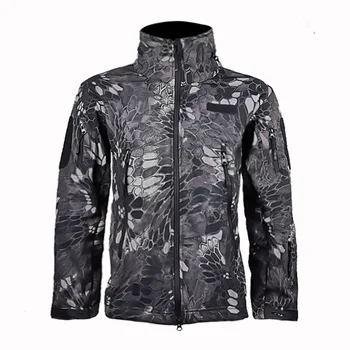 Руното яке Softshell, Тактическо спортно палто на открито, армията облекло, Ловни, туристически, военни, къмпинг, военно-тактически якета
