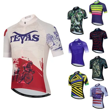 Летни мъжки тениски за колоезденето 2022 година, колоездене, ризи с къс ръкав, велосипедна облекло МТБ, дрехи Ropa Maillot Ciclismo