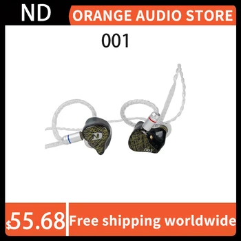 Блок ND 001 10-Стъпка Монитор Слушалки от смола HIFI Спортни слушалки Със сменен тел за слушалки 0.78 болт щифт