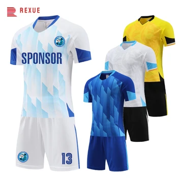 Футболен комплект с логото на от 2 части, мъжки футболна фланелка на 23-24 години, потребителско име, номер на спонсор, Нов дамски младежки спортен костюм, индивидуална форма