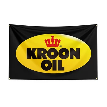 Флаг размер 3x5 крони, отпечатани масло от полиестер, банер за декоративни знамена Ft