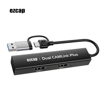 USB 3.0, HDMI, заснемане на видео Карта Dual Camera Линк Истинският Запис на 1080p 60 кадъра в секунда за PS4 PS5 Лаптоп за Игри PC Камера Излъчването на живо