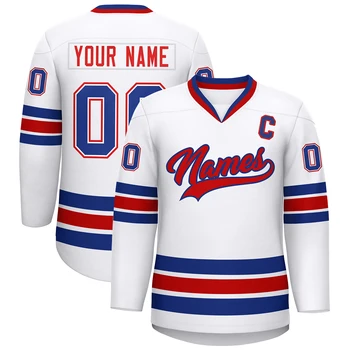 Персонални хокейна фланелка с отпечатана на име и номер за мъже/ Младежка спортна риза за активна почивка, Размер S-XXL