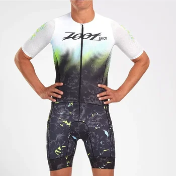 Zootekoi-traje de triatlón sin тя беше придобита от mangas ал hombre, Ropa de Ciclismo de alta calidad, para correr y nadar, novedad de 2023