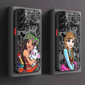 Забавен Калъф за телефон Disney Princess S10 на Samsung Galaxy Lite S22 5G S23 Ultra S9 S10 S20 FE S21 Plus Задната Противоударная на Кутията