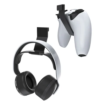 Титуляр геймърски слушалки Универсална поставка за гейминг слушалки за PS5 Playstation Скоба за слушалки ABS Стойка за слушалки
