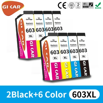 Мастилницата GIKAR 603 603xl за Epson XP-2100 XP-2105 XP-4100 XP-4105 XP-3105 XP-3100 WF-2830 WF-2835 WF-2850