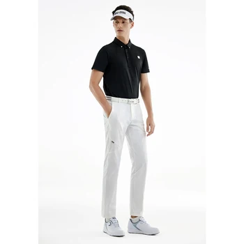 Мъжки дълги панталони за голф, улични дишащи бързо съхнещи абсорбиращи зреещи, пролет-лято бизнес всекидневни спортни панталони