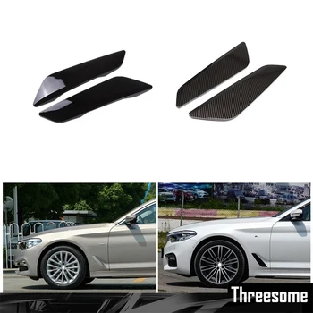 Стайлинг на Колата Странично Крило, Покриване на входящия Въздух, Покритие От ABS Въглеродни Влакна, Стил Декор, Икона на предния Капак За BMW Серия 5 G30 G31 17-18