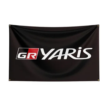 Флаг Спортно състезателна кола GR Размер на 3x5 метра За Декор 1