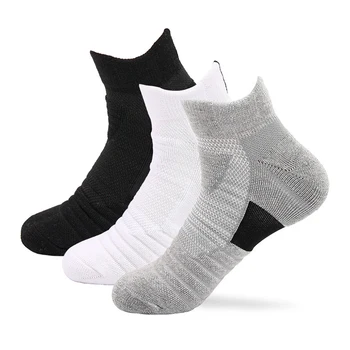 Мъжки спортни чорапи Brothock, памучно нескользящее кърпа за бягане, дамско бельо, чорапи за екипажа на лодки, чехли, къси баскетболни чорапи elite