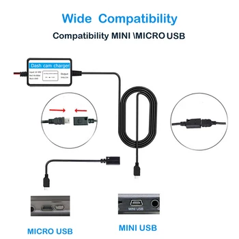Автоматична смяна на комплект твърди проводници Професионален универсален захранващ кабел Mini Micro