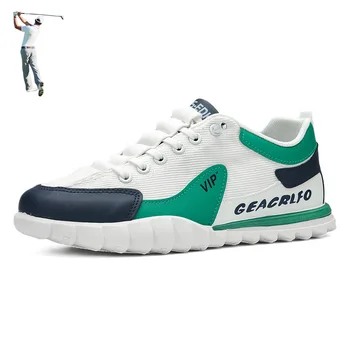 Нови обувки за голф, удобни мъжки маратонки за голф, Градинска обувки за ходене по трева, Мини спортни маратонки MenGolf