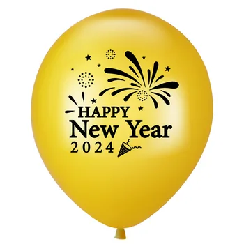 2024 Коледната украса за парти балони честита Нова Година на балони 3 цвята 50шт Декорация за Коледни топки, Аксесоари за празнични партита