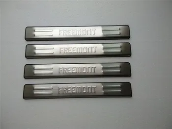 За FIAT Freemont 2012-2014, педал за защита на праговете на автомобила, от неръждаема стомана, педал поздрави, защита от надраскване, автомобилни аксесоари