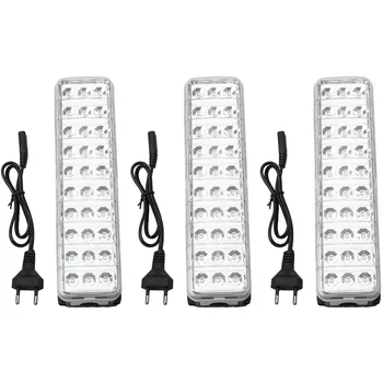 3-кратно led фенерче за аварийно осветление Mini 30 LED, 2-режимная акумулаторна лампа за аварийно осветление за дома лагер на открито